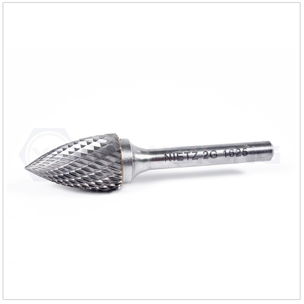 Carbide Burr Tree With Pointed End – Double Cut